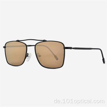 Modische quadratische Metall-Herren-Sonnenbrille